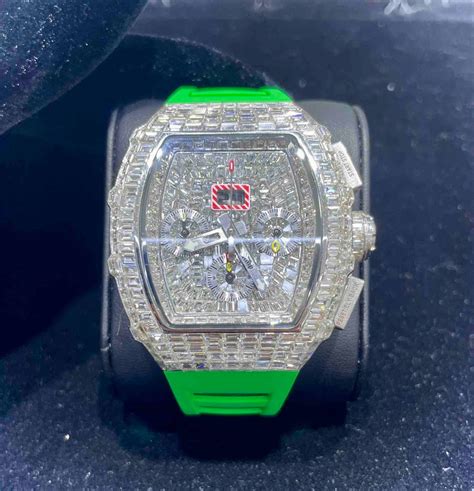 Iced Out Richard Mille Full Bust Down R11 